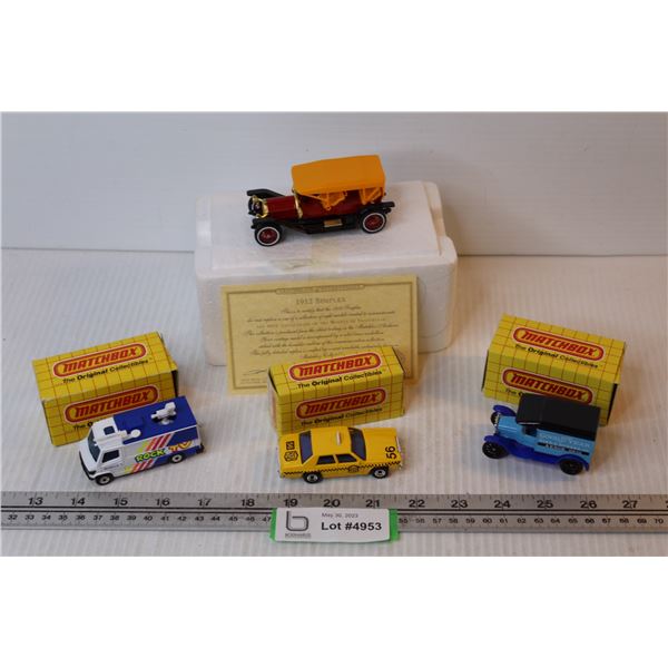 (3) Match Box Vehicles - 1912 Simplex Car - Bodnarus Auctioneering