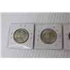 Image 3 : (4) Silver Canadian 50 Cent Pieces ( 1960- 61 - 64 - 66)