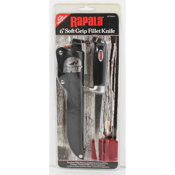 RAPALA 6" SOFT GRIP FILLET KNIFE