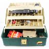 Image 1 : PLANO 3 TRAY FISHING TACKLE BOX W/ CONTENTS