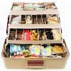 Image 1 : WOODSTREAM 3 TIER FISHING TACKLE BOX W/ CONTENTS