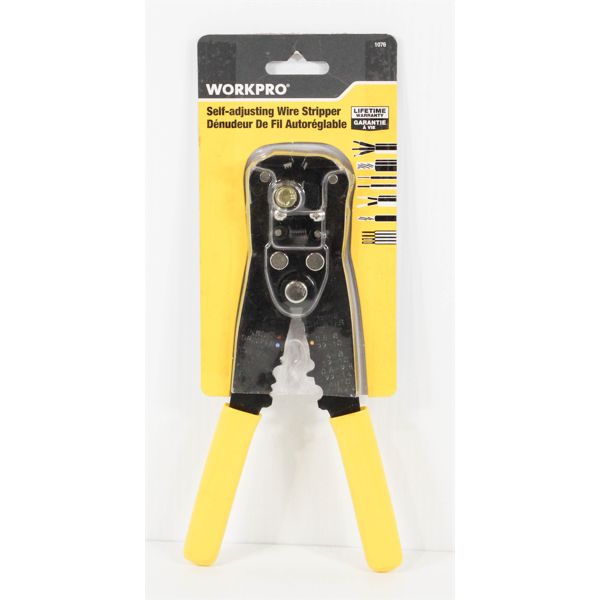 WORKPRO SELF-ADJUSTING WIRE STRIPPER