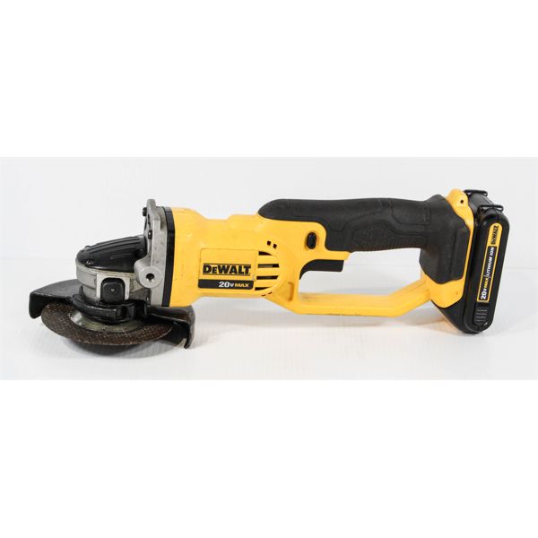 DEWALT DCG412 CORDLESS GRINDER W/ BATTERY