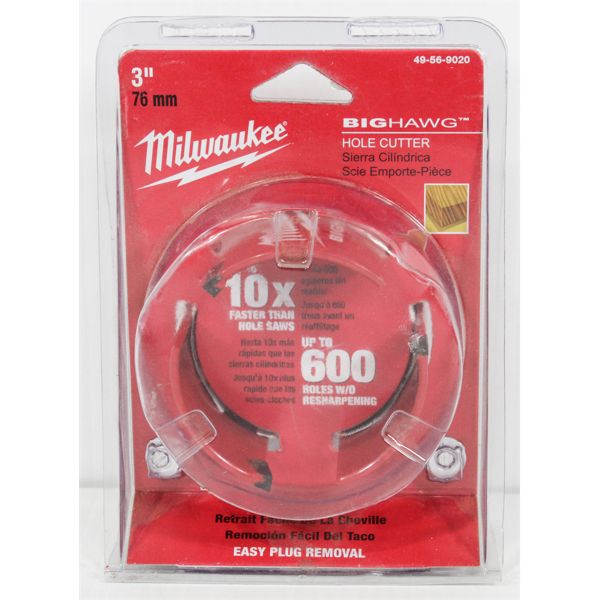 MILWAUKEE 3" BIGHAWG HOLE CUTTER