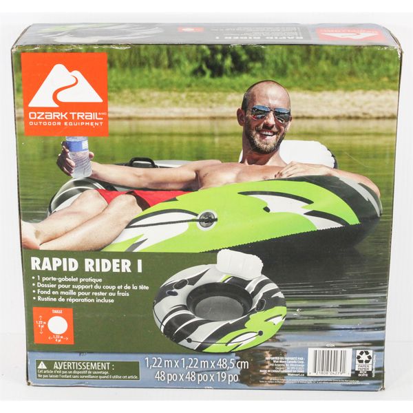 OZARK TRAIL RAPID RIDER 1 INFLATABLE TUBE