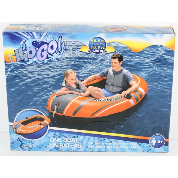 H2O GO! KONDOR 2000 INFLATABLE BOAT 6FT.5IN.