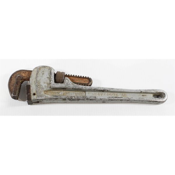 14" WESTWARD ALUMINUM HEAVY DUTY PIPE WRENCH