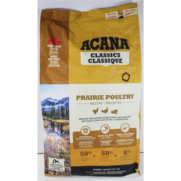 HIGH END DOG FOOD - PRAIRIE POULTRY RECIPE - $95 RETAIL