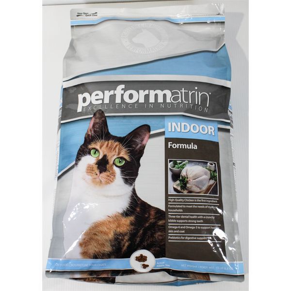 PERFORMATRIN INDOOR FORMULA PREMIUM CAT FOOD - 15LB