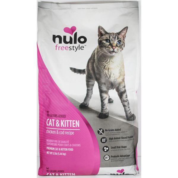 NULO FREESTYLE CAT & KITTEN FOOD - $68 RETAIL