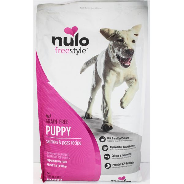 NULO FREESTYLE PUPPY FOOD - RETAIL $63 - SALMON & PEAS