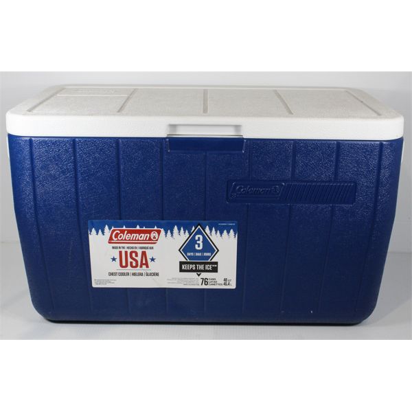 COLEMAN 45.4L CHEST COOLER