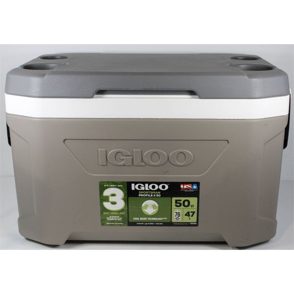 IGLOO 47L SPORTMAN PROFILE II ICE CHEST COOLER