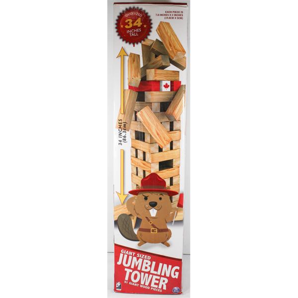 GIANT SIZED JUMBLING TOWER - PREVIOUSLY OWNED