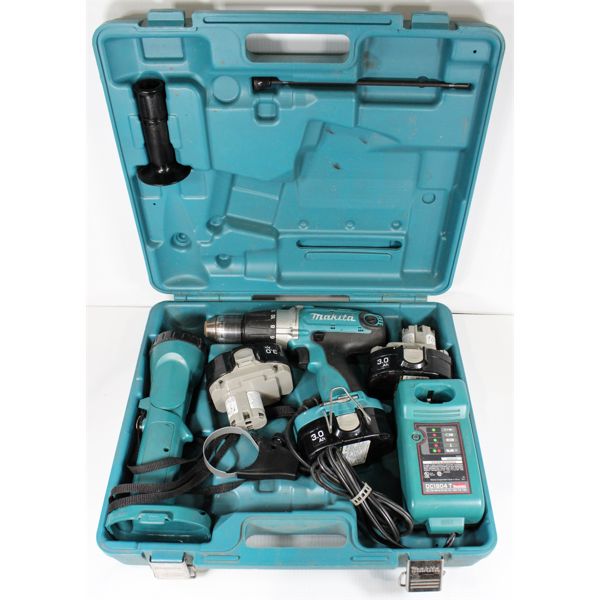 MAKITA MXT CORDLESS DRILL W/ ACCESSORIES 