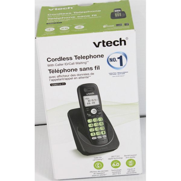 VTECH CORDLESS PHONE - BLACK