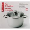 Image 1 : GOURMET TOOLS POT AND STRAINER - 3.7L