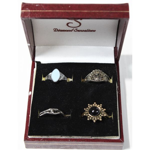 STORE DISPLAY OF ASST RINGS - VARIOUS SIZES