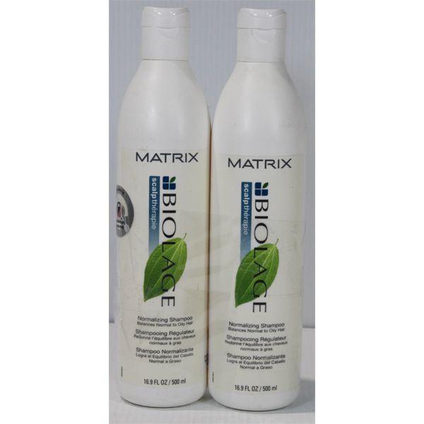 2 MATRIX BIOLAGE SCALP NORMALIZING SHAMPOO 