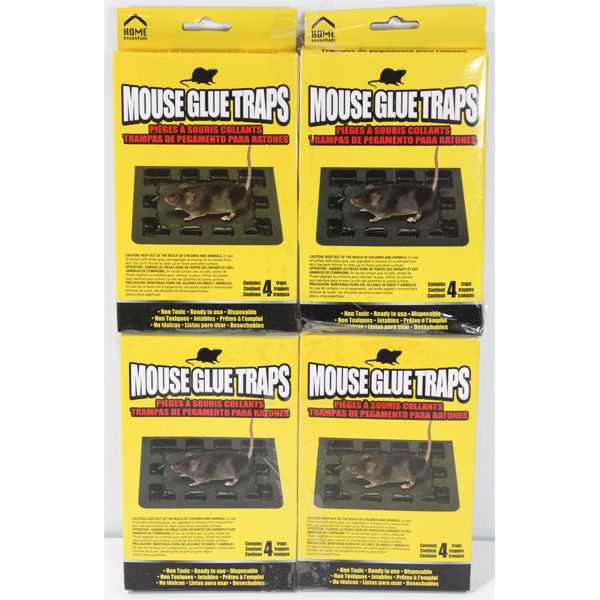 16 MOUSE GLUE TRAPS