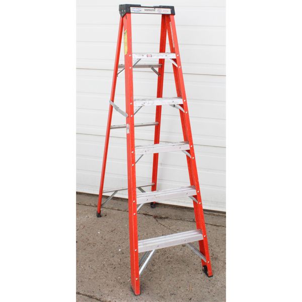 SHOPMASTER SIX STEP COLLAPSIBLE LADDER