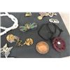 Image 3 : Jewelry ; Sterling Silver Necklace, Brooches, Cuff Links, Various 