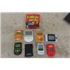 Image 1 : 8 Assorted Hand Held Games ; Yahtzee, Solitaire, Golf, 5th Grader, 
