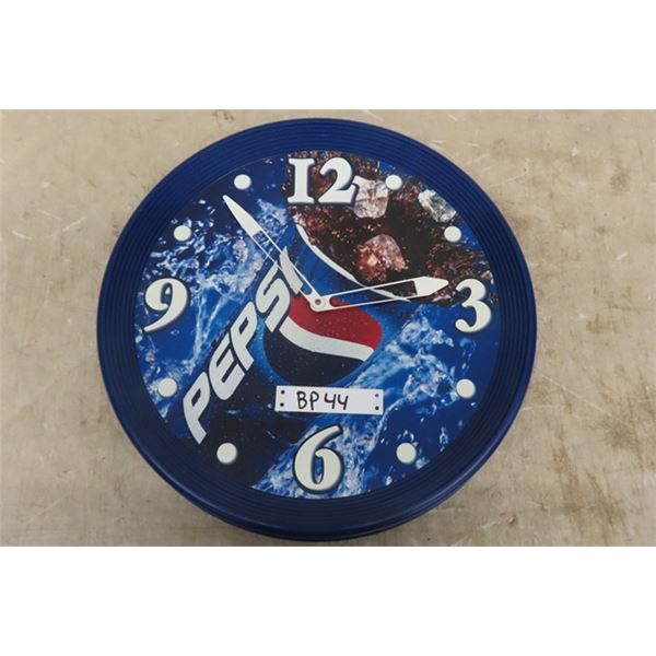 Battery Operated Pepsi Clock - Plastic 18"