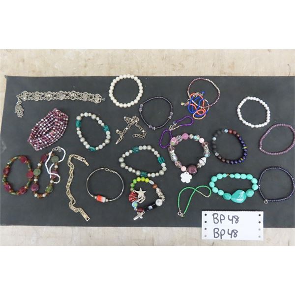 24 Assorted Fashion Bracelets