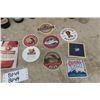 Image 3 : Beer Labels, Coasters, 8 Assorted Bottles