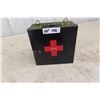 Image 1 : Vintage CN Metal 1st Aid Box 4" x 8" x 8"