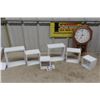 Image 1 : 2 Sets of 3pc Wooden Shelves - Biggest 4.5"x9"x9" Westminster China 