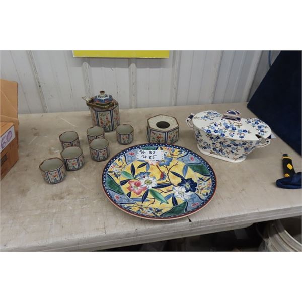 Toscany Tea Set, 15" Platter, Soupterine