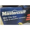 Image 2 : Mastercraft 3.5Amp Wet Tile Saw - New in Box