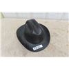 Image 1 : Unique Black Cowboy Adjustable Hard Hat - Perfect for Mechanical Bull