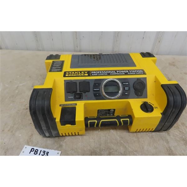 Stanley Fat Max Professional Power Station Jump Starter, Compressor, 