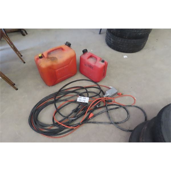 Extension Cords + Gas Cans