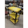 Image 2 : 3 Tier Metal Shelf 15" x 20" x 37" & 2 Stacking Stools
