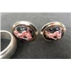 Image 2 : 3 Rings , 2 Risque Cuff Links ; Heart + Pendant