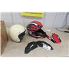 Image 1 : 2 Helmets ;  Motor Cross  Raider Sz LG + Vintage Open Face