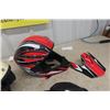 Image 2 : 2 Helmets ;  Motor Cross  Raider Sz LG + Vintage Open Face