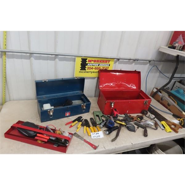 Wire Strippers, Circuit Tester, Tape Measure, Wrecking Bar, Mitre 