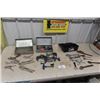 Image 1 : 3 Full Tool Boxes ; Vice Grips, Allen Wrenches, Crescent Wrenches