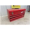 Image 1 : Metal 3 Drawer + Top Tool Box Full of Screwdrivers