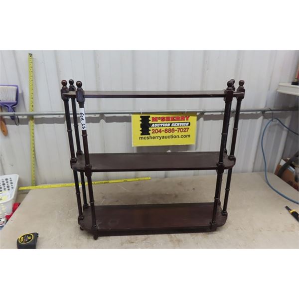 3 Tier Open Wall Mount Shelf 8" x 29" x 31"