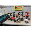 Image 1 : 12 Cordless Tools - Mixed Brands, plus Batteries, 1 Charger, Makita