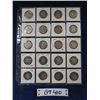 Image 1 : Lot of 20 Canada 50 cent Coins ; 1978- 1997