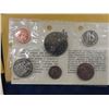 Image 3 : 1968-72 Canada Uncirculated Coin Sets with Envelope- Royal Canadian Mint