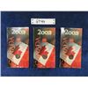 Image 1 : Lot of 3 Sealed 2003 Canada Colored 25 cent Coins- Royal Canadian Mint
