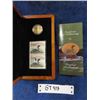 Image 1 : Canada Post/ Royal Canadian Mint $1 Coin + Stamp Collector Set in Wooden Presentation